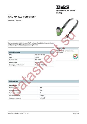 1681389 datasheet  